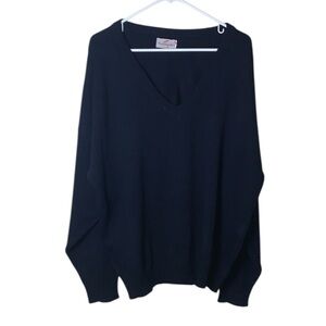 Vintage Martunique ltd by Martin’s Navy Blue V-neck Sweater